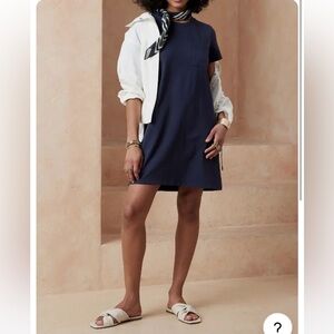 Banana Republic t shirt dress navy small